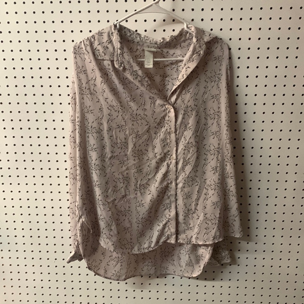 H&M size 10 flower top